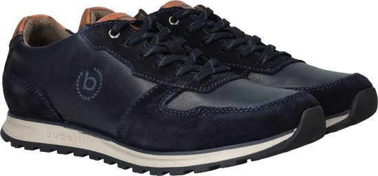 Bugatti Cirino Baskets pour femmes bleu Cuir - Taille 41