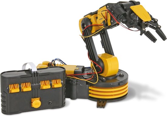 Educatieve bouwkit, robotarm, speelgoedrobot, STEM constructiespeelgoed
