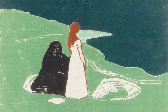 Edvard Munch - Deux femmes sur le rivage (1898) - Deux femmes sur le rivage (1898) - 2:3