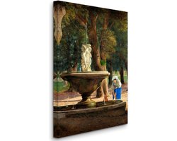 Jørgen Roed - Scene from the Garden of the Villa Borghese in Rome - Scène uit de tuin van de Villa Borghese in Rome (1839) - 3:2