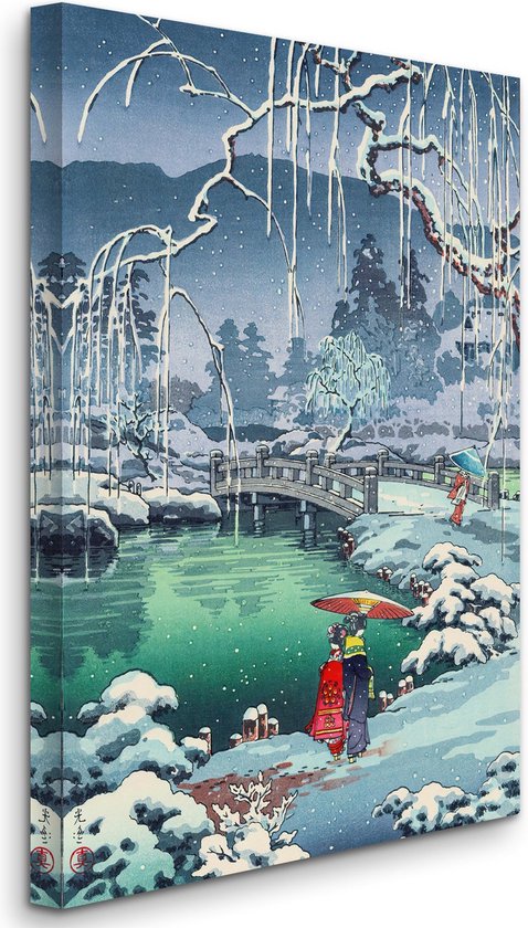 Tsuchiya Koitsu - Kyoto Maruyama Spring Snow - Kyoto Maruyama, lentesneeuw (1936) - 3:2
