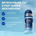 Nivea Men Fresh Active roll-on deodorant 50ml met 72u zweet- en geurbescherming.