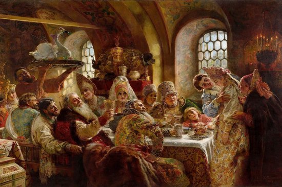 Konstantin Makovsky - Noces de boyards (1883) - 2:3