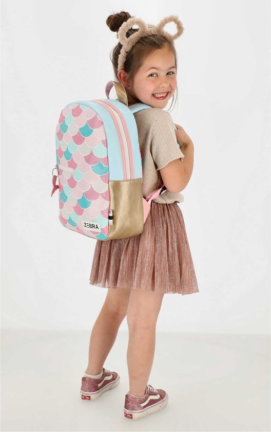 Zebra Trends Rugzak Esmee - Limited Edition - Schooltas - Meisjes Rugtas - Zeemeermin - Multi