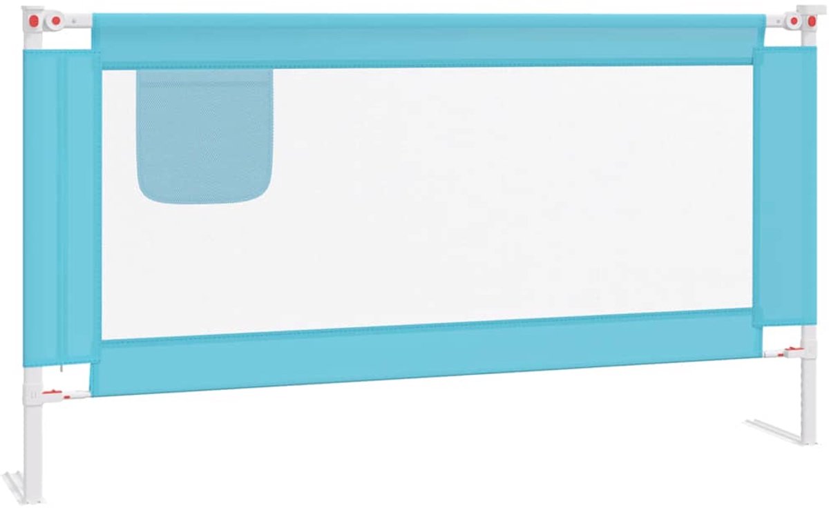 VidaXL Bedhekje Peuter 150x42 Cm Blauw Bedrail Veiligheidshekje Bed Hekje Rail 2706983083
