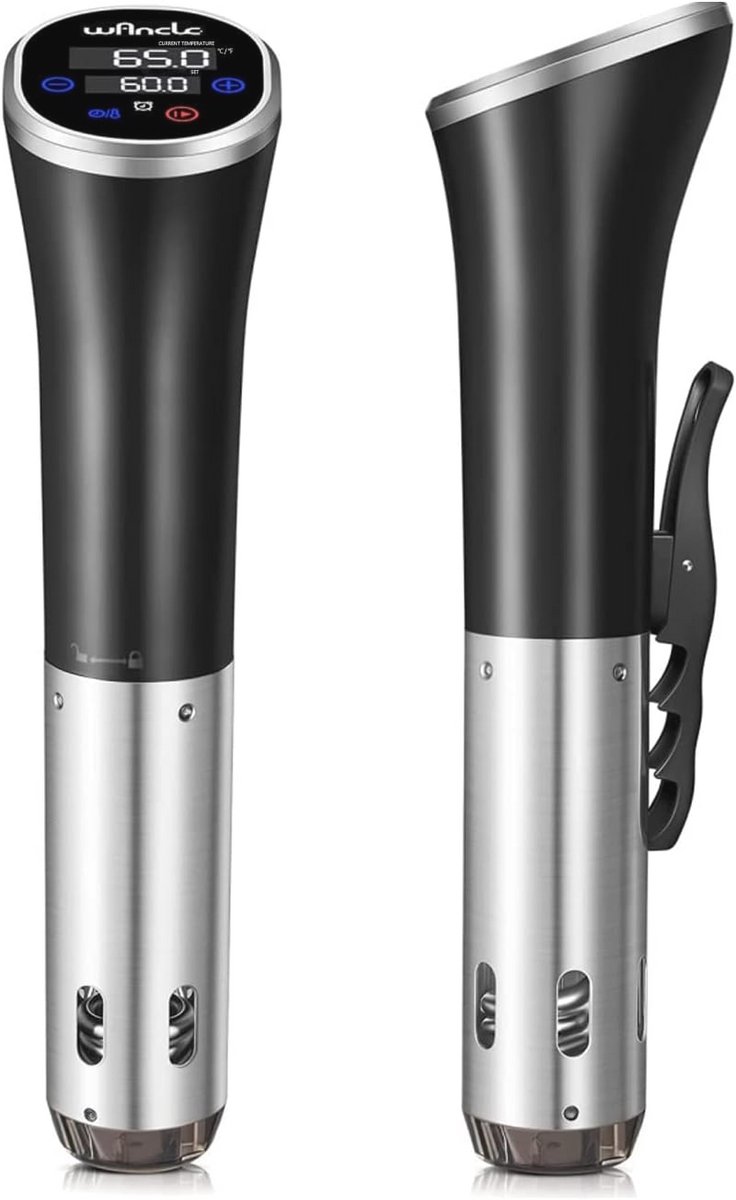 Sous Vide Garer Stick - 1100W, Waterdicht, Precisie Kookpan met Reserveringsfunctie - Perfect voor Elke Keuken