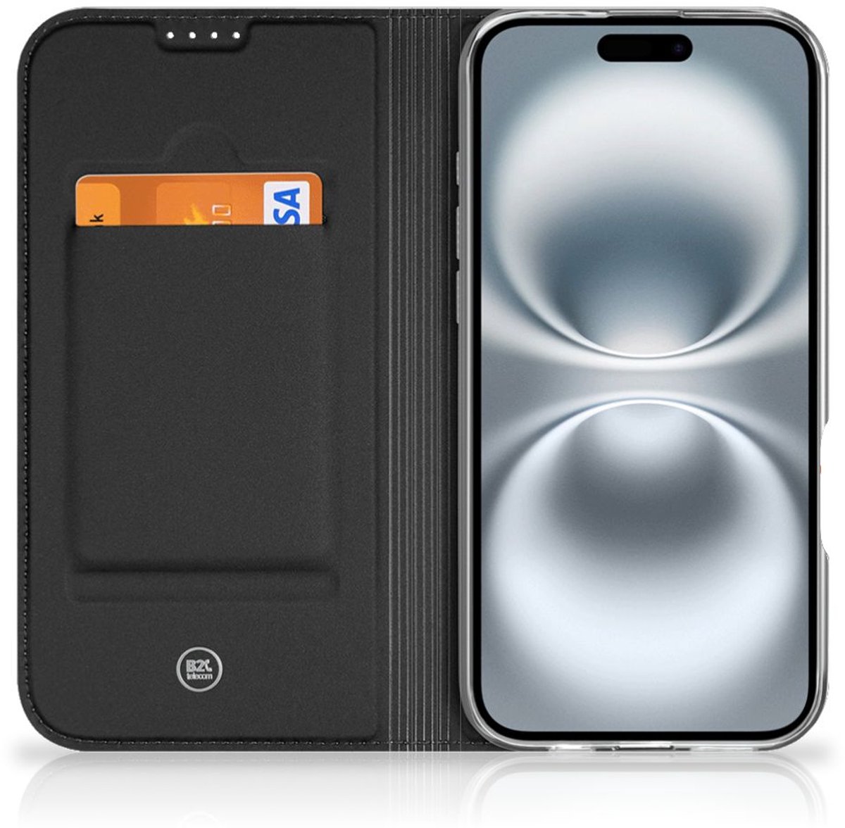 Standcase Hoesje voor iPhone 16 Magnet Case Panda Color