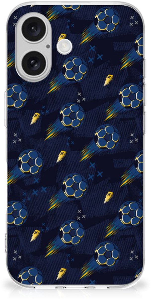 TPU bumper voor iPhone 16 Voetbal