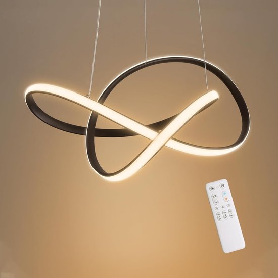MOUNM Led-hanglamp, dimbaar, voor eetkamer, 3000 K-6000 K