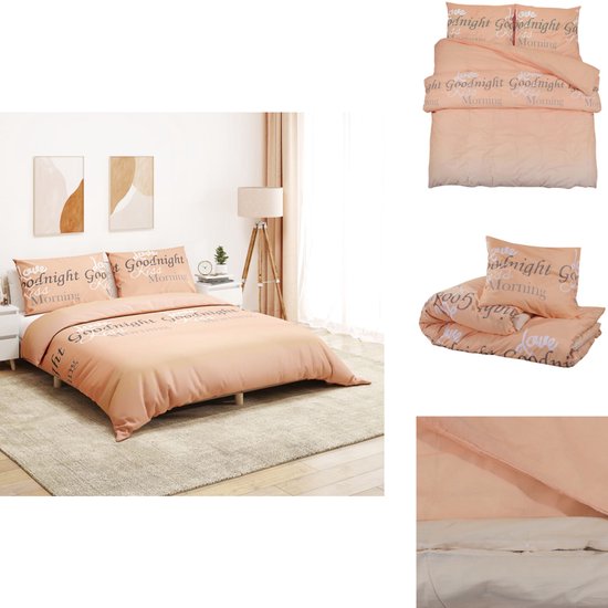 Dekbed de Couettes vidaXL 155 x 220 cm Coton Rose