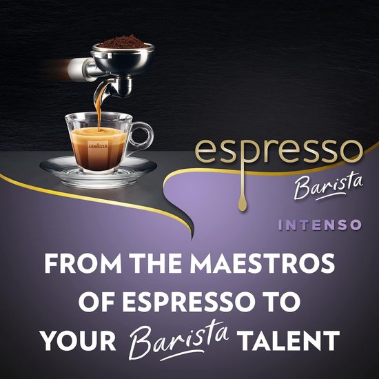 Lavazza Espresso Barista Intenso Koffiebonen - Koffie Blend van Robusta en Arabica Bonen - Intensiteit 9/10 - 4 x 500 gram