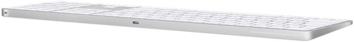 Apple Magic Keyboard met Touch ID en numeriek toetsenblok - Internationaal Engels - Wit — cadeau in Elektronica - foto 5