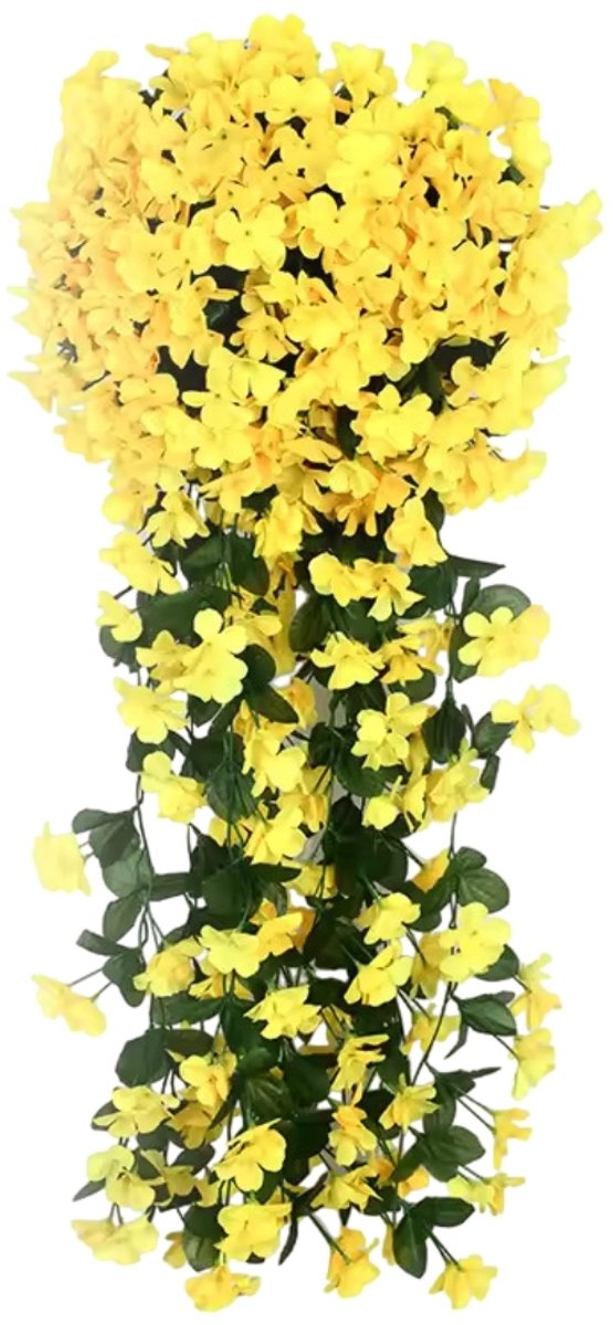Vivva - Kunst Orchideeën - Kunstbloemen - Nepbloemen - Kunst Bloemen - Nep Bloemen - Kunstboeket - Geel - HANGROSE
