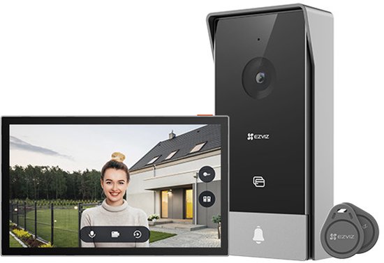 EZVIZ HP5 intercomsysteem - 17,8 cm (7") - Zwart en Zilver - EZVIZ - €180,26