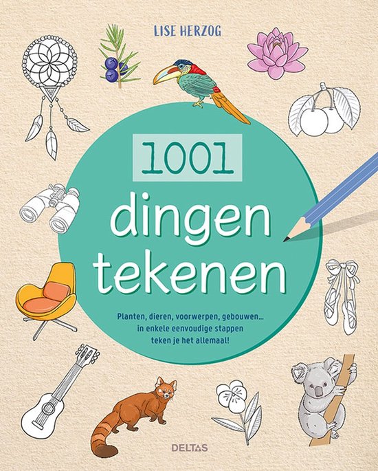 1001 dingen tekenen - cover