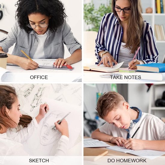 Mezuri stylus liniaalpen - bamboe - inktloos - met dop bedrukken? - Voordelig & snel bestellen