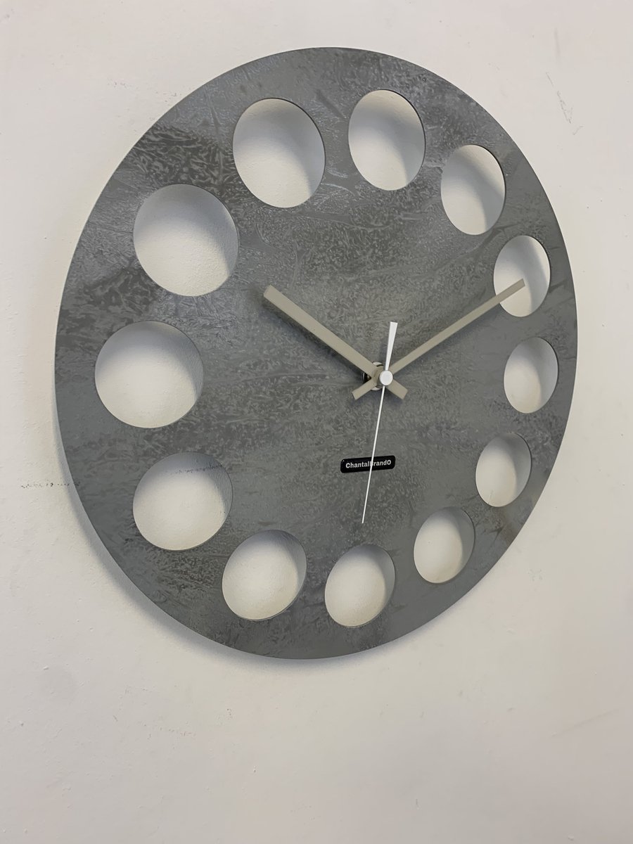 MOSACLOCK GREY LABEL Wandklok Modern Industrieel Design