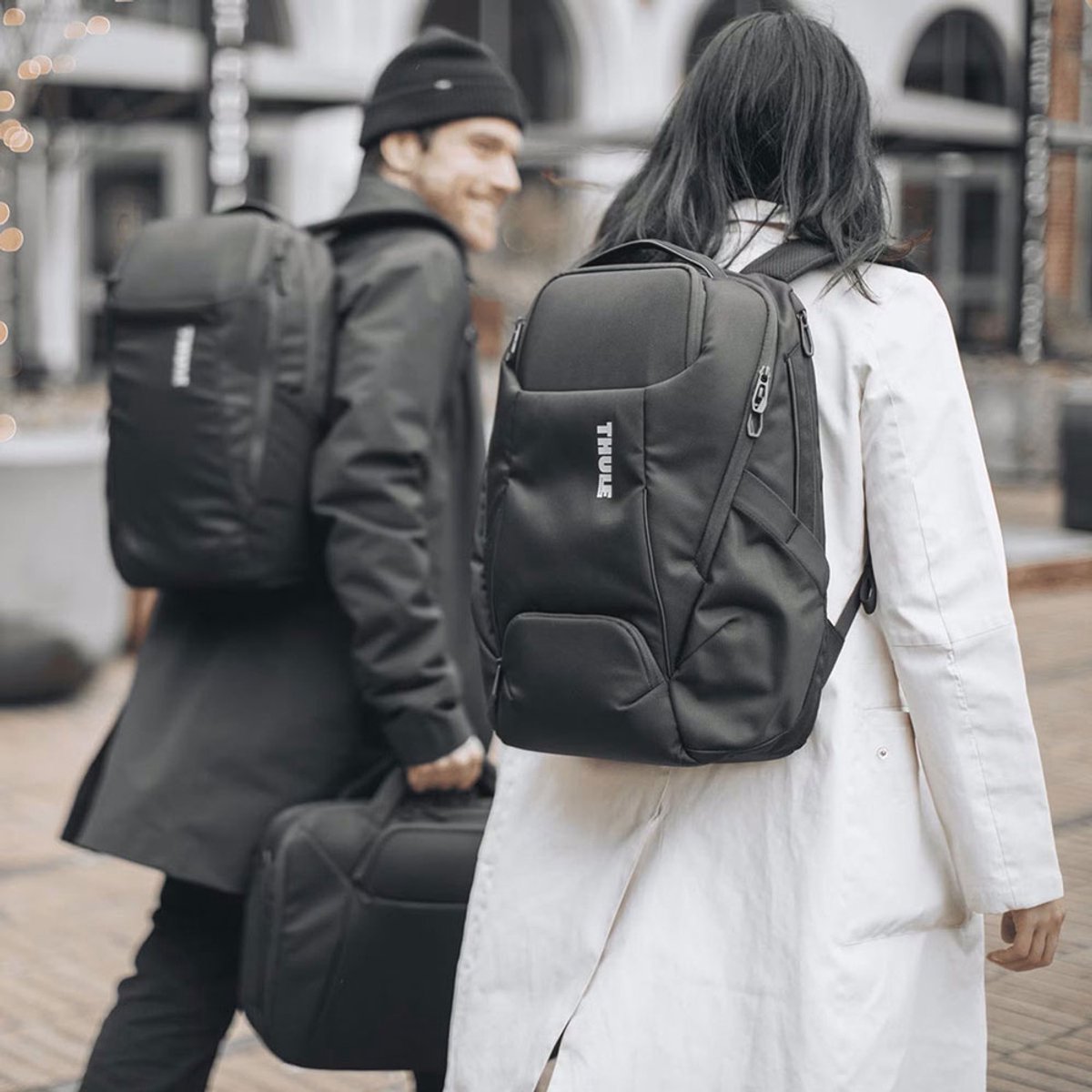 THULE Vrije tijd rugzak Rugzak met laptopvak Accent Recycled Backpack 28L Black Zwart – foto 5
