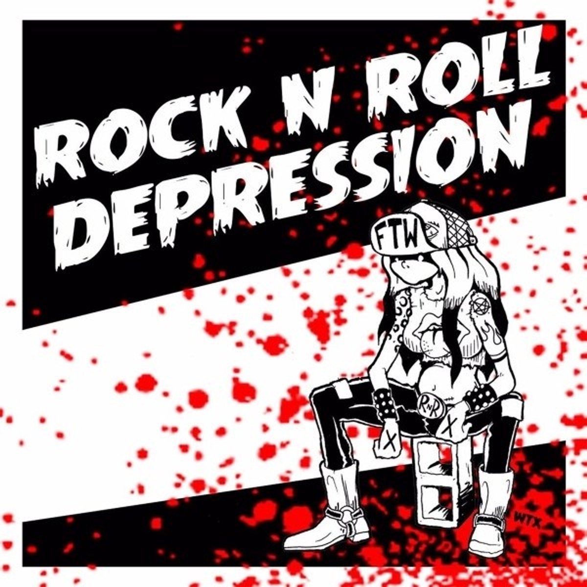 Jonny And The Depressives Manak & Satanic Overlor - Split 7" (7" Single)