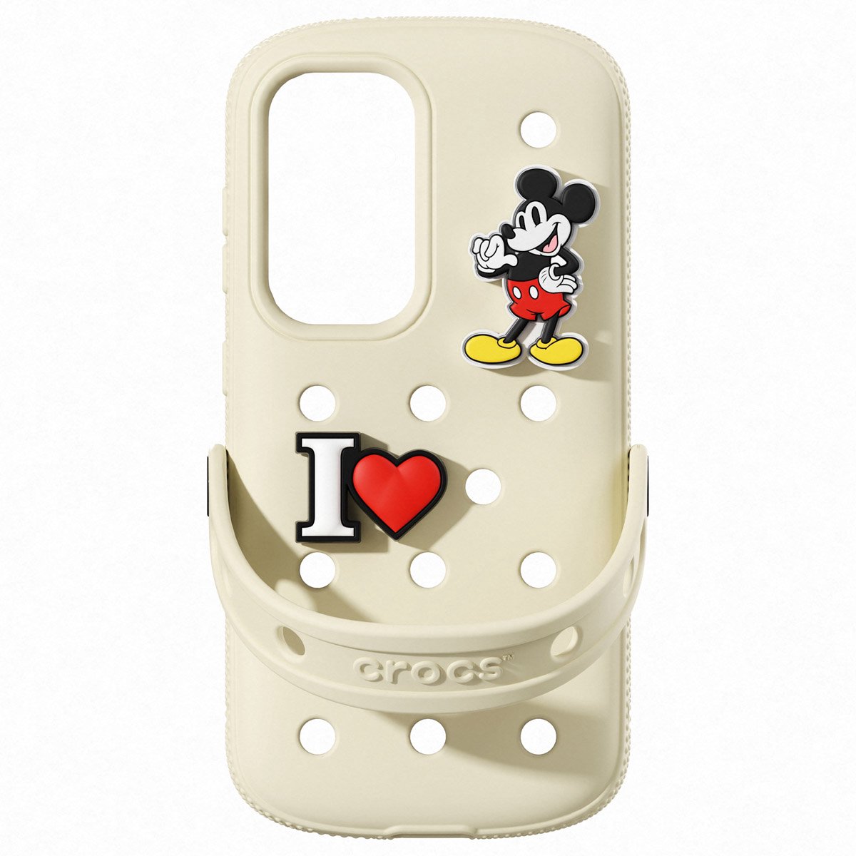 Samsung Galaxy S25+ Hoesje - Crocs Case - Wit