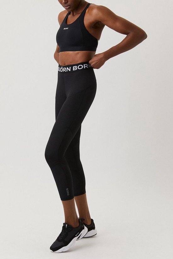 Björn Borg - Dames - Regular Block Tights - Wit/Zwart - Maat 36 van Merkloos — afbeelding 4