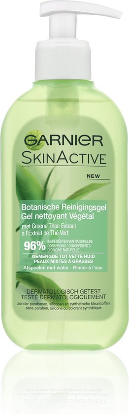 Garnier SkinActive Botanische Reinigingsgel - 3 x 200 ml - Groene Thee  Voordeelverpakking | bol.com