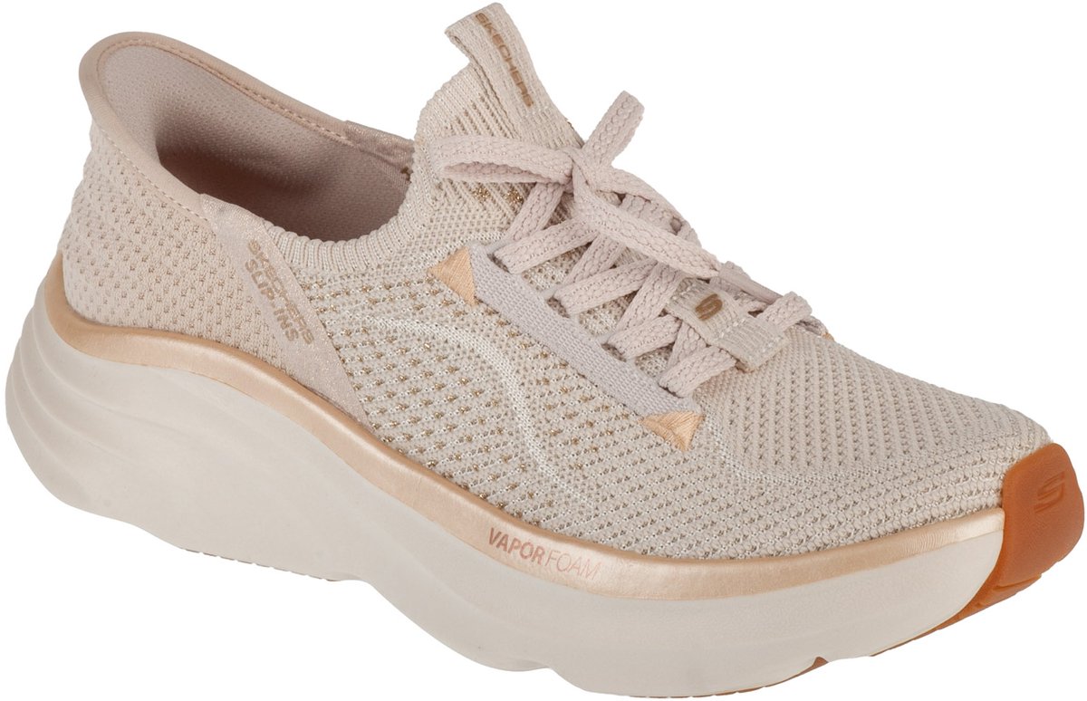 Skechers Slip-Ins: D'lux Vapor - Evening Glow, Vrouwen, Beige, Sneakers,Sportschoenen, maat: 36,5