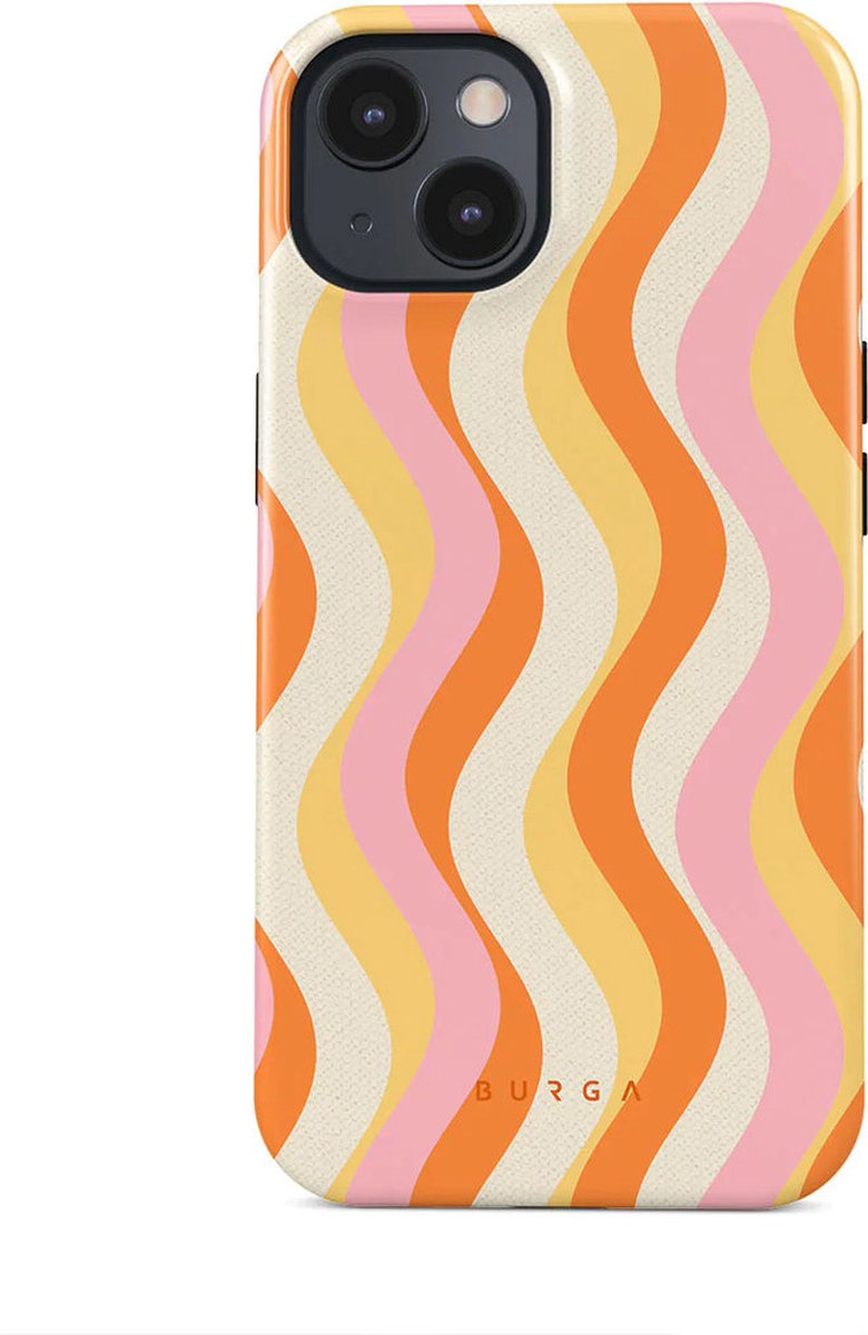Burga Tough Case geschikt voor Apple iPhone 15 Plus - Flower Power