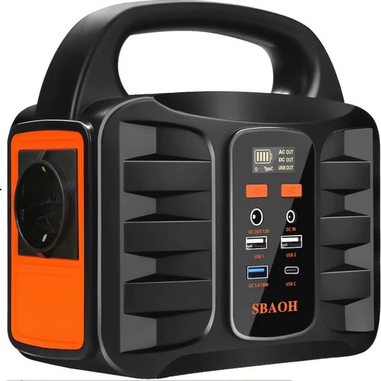 Stroomgenerator - Draagbaar Powerstation - Aggregaat - 199Wh - Inclusief Kabels