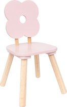 Atmosphera Kids Kinderstoel Bloem - 27x27x48cm - Roze