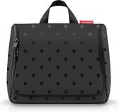 Reisenthel Toiletbag XL Toilettas Ophangen - 4L - Glossy Dots Zwart