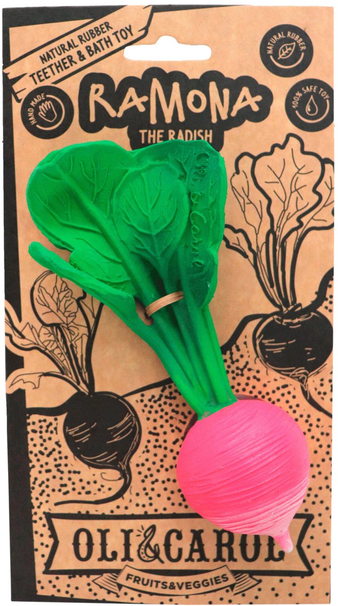 Oli & Carol Ramona The Radish Bijtspeeltje van Oli & Carol — afbeelding 2