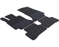 Rubber Automatten geschikt voor Mercedes C-Klasse W205/S205 - 2014-2021 - 4-delig - Uitvoering: Limousine / Estate