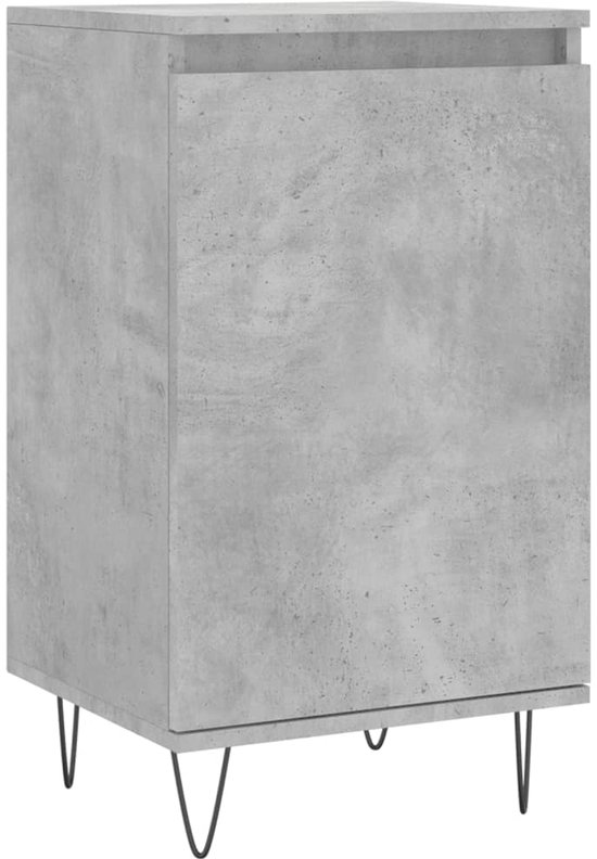 vidaXL Buffet 40x35x70 cm Bois d'ingénierie Béton Gris - Buffet - Commodes - Armoire - Armoire murale