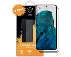 2-Pack MobyDefend Screenprotectors - Geschikt voor Nothing Phone (3a) - Screensavers Met Zwarte Randen - Gehard Glas