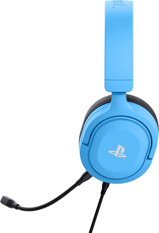 Trust GXT 498B Forta - Gaming Headset - Bedraad - Official Licensed voor PS5 - 50mm drivers - Over-ear - Blauw