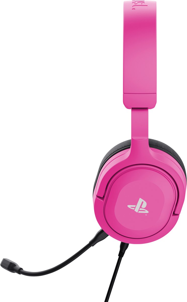 Trust GXT498R Forta - Bedrade Gaming Headset - Licensed voor PS5 - Rose thumbnail 5