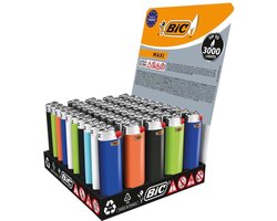 BIC® Maxi J26 Vuursteen aanstekers Display (50 stuks)