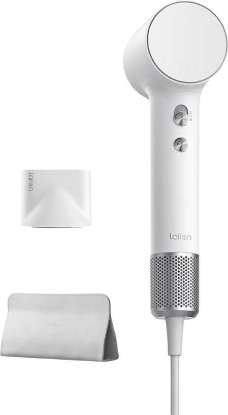 Laifen Mini High Speed Fohn - Wit - Haardroger met ionische technologie - Met kindermodus - 3 warmtestanden