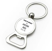 Akyol - voilà à quoi ressemble un patron génial décapsuleur - Collègue - cadeau collègue - cadeau tasse à café - cadeau employeur - patron - 9 par 3 cm