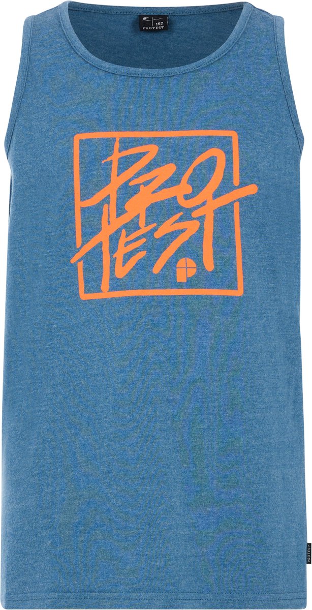 Protest Prtjordy Jr – Tank top Jongens – Mouwloos – Ronde hals – Raku Blauw