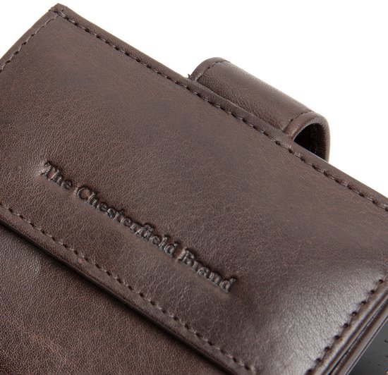 The Chesterfield Brand Cuir Porte-monnaie Lesina Wallet Brown Marron foncé