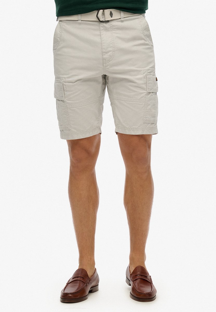 Superdry Heavy cargoshort Heren Korte broeken Chalk