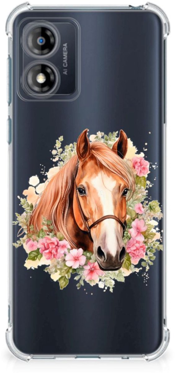 Case Anti-shock voor Motorola Moto E13 Paard