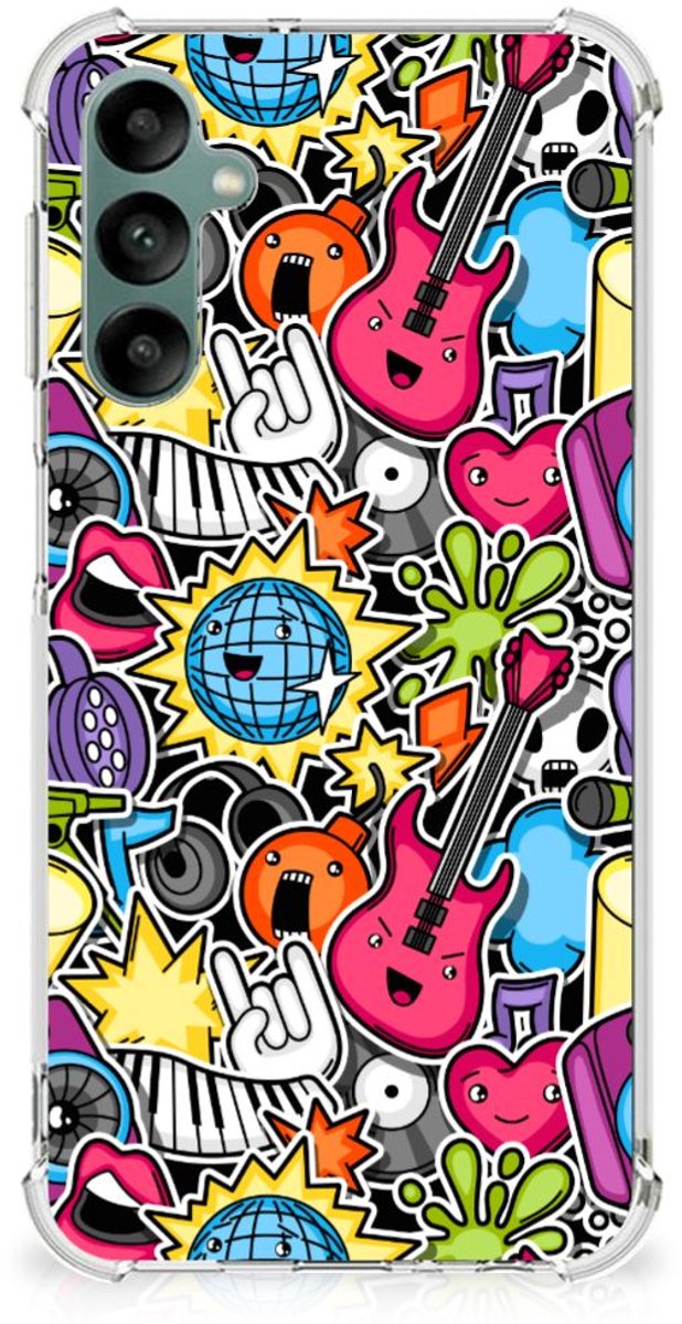 Samsung Galaxy A24 Anti Shock Bumper Case Punk Rock
