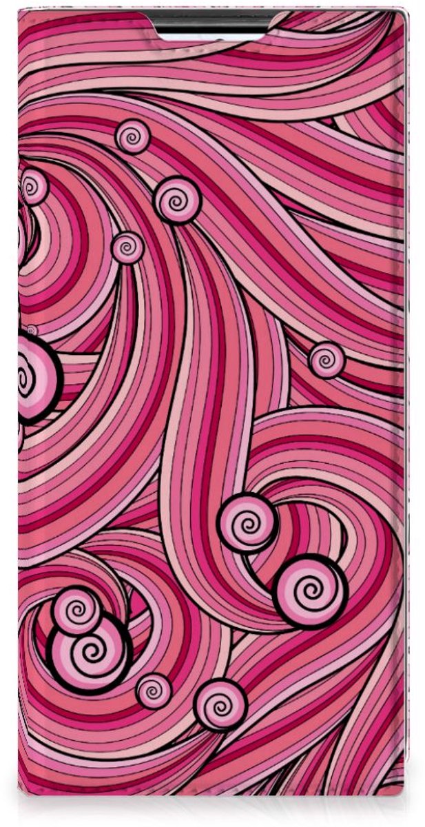 Samsung Galaxy S22 Ultra Bookcase Swirl Pink