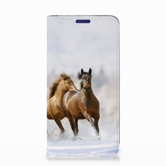 Samsung Galaxy S10e Uniek Standcase Case Paarden