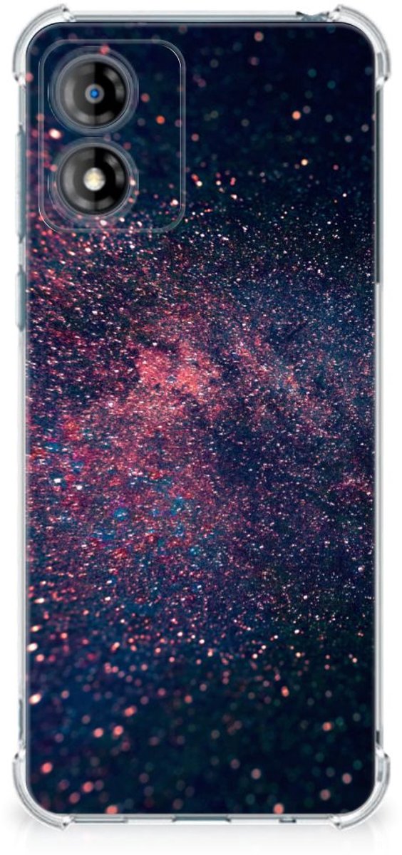 Motorola Moto E13 Shockproof Case Stars