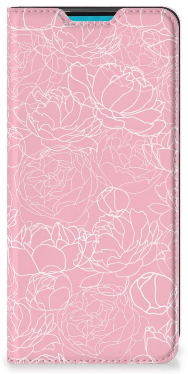 Samsung Galaxy A73 Smart Cover White Flowers