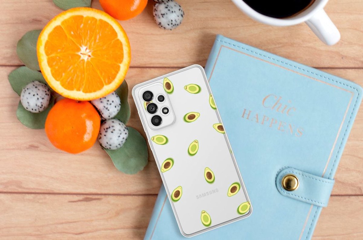 Samsung Galaxy A73 5G Siliconen Case Avocado